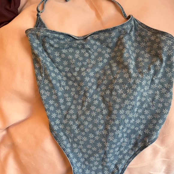 Kulani Kini Daisy Denim one shoulder bikini - Picture 5 of 8